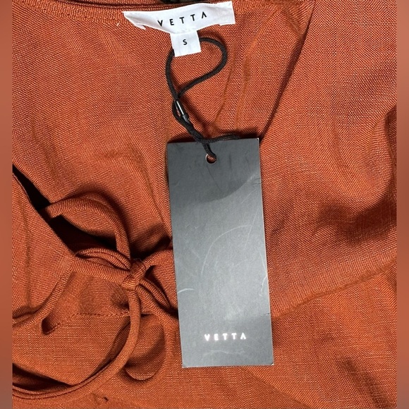 NEW VETTA Capsule The House Dress Haven in Terracotta Sustainable Boho Women’s S - Picture 11 of 15